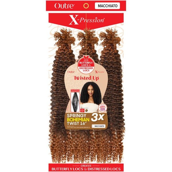 Outre X-Pression Twisted Up Crochet Braids 3X - SPRINGY BOHEMIAN