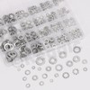 Keadic 400Pcs Split Lock Washer & External & Internal Star