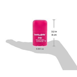 Cuerpo Glide para ella 42.5 gram anti Chafe Bálsamo, Rosado, 1.5oz