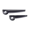 Climbing Technology Angle Narrow Piton Black 14 cm
