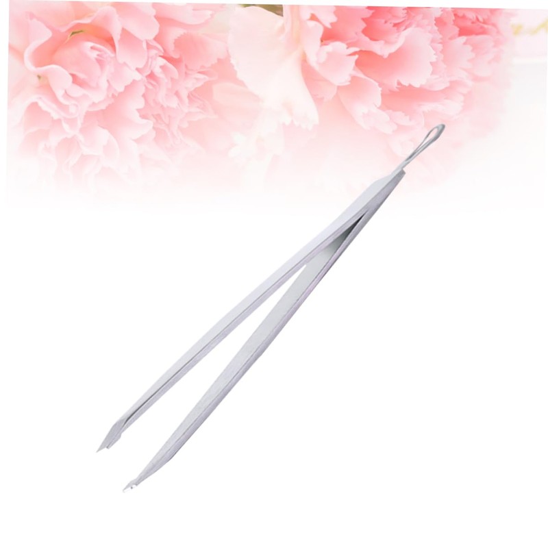 BIUDECO 1pc Stainless Steel Eyebrow Tweezers for Removal Lightweight Multi