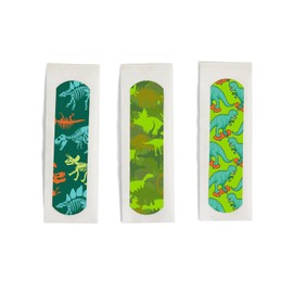 Two's Company 44080 Make it Better 30 Pc Dinosaur Pattern Bandages in Gift Box with 3 Patterns, Plastic, 4.25-inch Width