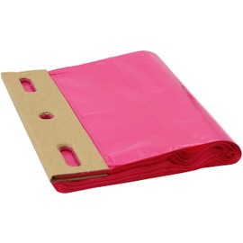 Zero Waste USA - The MITTN Bag® - MittN Dog Waste Header Bags with 7" gusset bottom creates a 'mitt' for easy pick-up - Fits all header dispensers - Pink 20 headers = 2,000 Bags