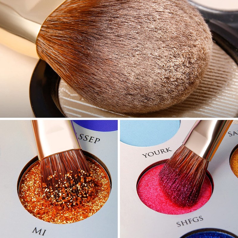 DUcare Makeup Brushes BB0912 Set of 9, Cosmetic Brushes, Eye