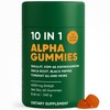 10 in 1 Alpha Gummies, 4000mg Himalayan Alpha Shilajit Gummies