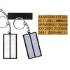 OOTB 57/9727 Metal X Coloured Plastic Key Fobs Scoreboard Unisex