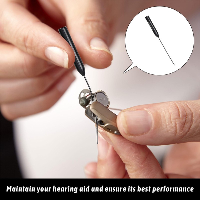 Hearing Aid Cleaning Wire,10 Pcs Multifunctional Hearing Aid Cleaning Kits,Hearings
