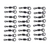 NEWSHOT 20 x 8# Q-Shaped Swivel for Carp Fishing Tackle