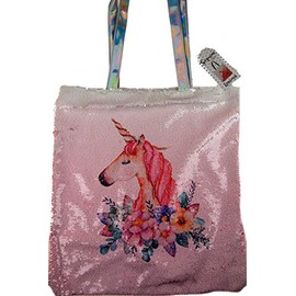 Lesser & Pavey Reversible Sequin Unicorn Shopper Bag