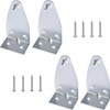 4pcs Metal Hold Down Brackets Blind Bottom Rail Holder Replacements