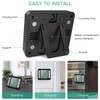 ORIA Refrigerator Thermometer, Wireless Digital Freezer Thermometer with 2 Wireless