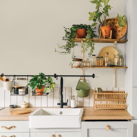 Glidden Total 1 gal. Ostrich Feather/Beige Eggshell Interior Paint with Primer