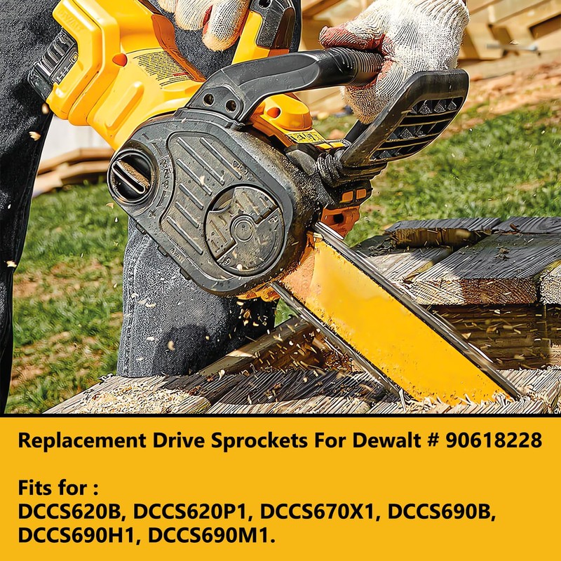 HASME 2-Pack Replacement Drive Sprockets for Dewalt Chainsaw Replaces for