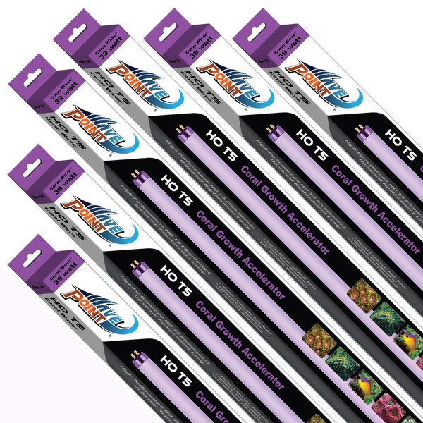 Wave Point 6-Pack Coral Wave HO T-5 39-Watt Universal Aquarium
