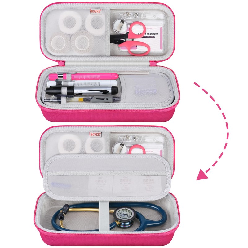 BOVKE Stethoscope Case Set Nurse Tool Kits Carrying Bag Case