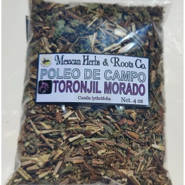 Mexican Herbs Poleo, Poleo de Monte, Poleo de Campo, Toronjil morado, cordoncillo 4oz