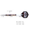 Cuesoul Dragon Deluxe Brass Steel Darts, 21 Grams