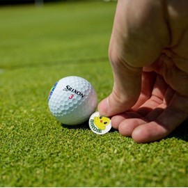 FINGER TEN Golf Ball Marker for Ladies Men Value 6 Pack, Golf Accessories Ballmarker Magnetic fit Golf Divot Tools Hat (Birds-6 Pack)