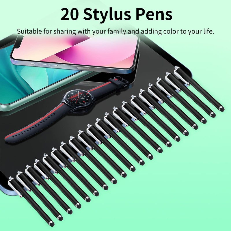 YITIAOXIAOYU 20 Pack Stylus Pen,Stylus Pen for Touchscreen High Precision