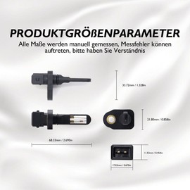 HISports Air Temperature Sensor 0280130085, Temperature Sensor for Engine Temperature Controller, Outdoor Temperature Sensor