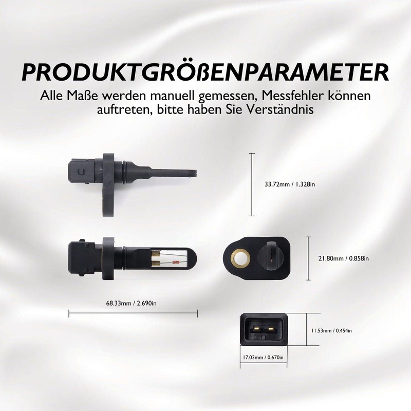 HISports Air Temperature Sensor 0280130085, Temperature Sensor for Engine Temperature