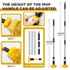 Thyle 6 Pack Stainless Steel Commercial Mop Handle for Floor