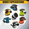 Giwiemi 4 Pack Orbital Sander Foam Pad, Professional Foam Sanding