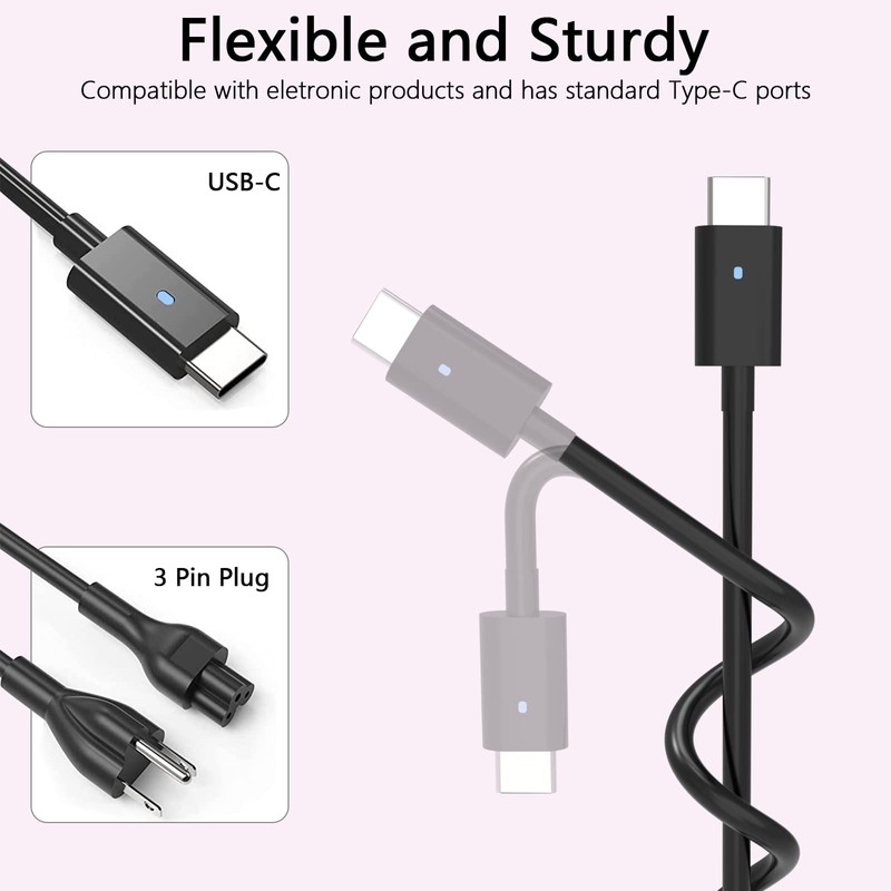 OSISZI 130W USB C Laptop Charger Compatible with Dell Pro
