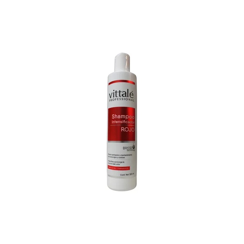 Shampoo Intensficiador De Cabello Rojo Vittale 300ml