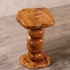 Greenage Cedar Roots Multibeads Stands End Table 13.8“x13.8”x23.6 Wooden Live