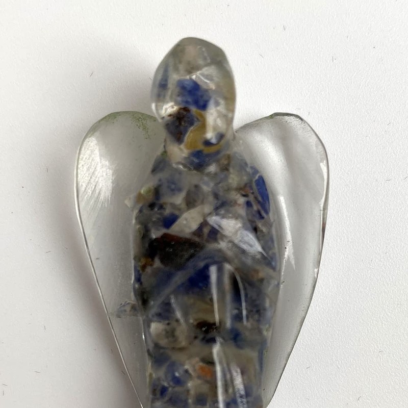 Orgonite Angel, 5x3cm, Sodalite