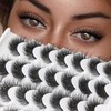 Losha Lashes Fluffy Cat Eye Lashes 14 Pairs 3D False