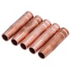 5Pcs Protection Nozzles Copper Gas Welding Gun Protective Sleeve Torch