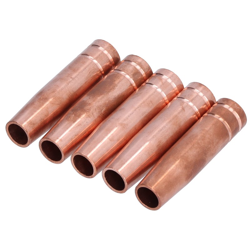 5Pcs Protection Nozzles Copper Gas Welding Gun Protective Sleeve Torch