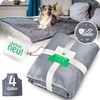 petpurry® Waterproof Dog Blanket, 73 x 101 cm, M/Grey, Fluffy