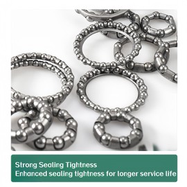 Bicycle Headset Bearings 4 PCS 5/32 Inch x 20 Balls Stainless Steel Headset Bearings Caged for Mountain MTB Bikes Bearing Repair Accessories