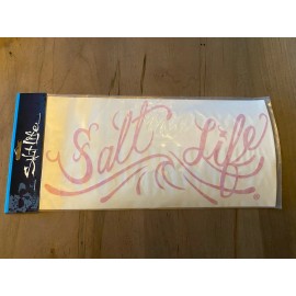 Salt Life 12” Pink Salt Life Ocean Waves Design Decal