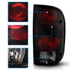 AmeriLite for 1995-2000 Toyota Tacoma Black Smoke Replacement Tail Lights
