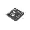 SMALLRIG Screwdriver Screws Set, Plate with 1/4"-20 3/8"-16 M2.5 M3