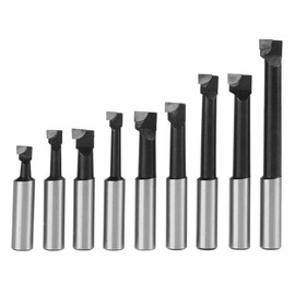 50mm Boring Head Set, 1 Set MT2 -M10 F1-12 Boring Head with 12mm Boring Bars, MT2 M10×1.5 1-1/2"-18UNF for Milling Machine Accessories