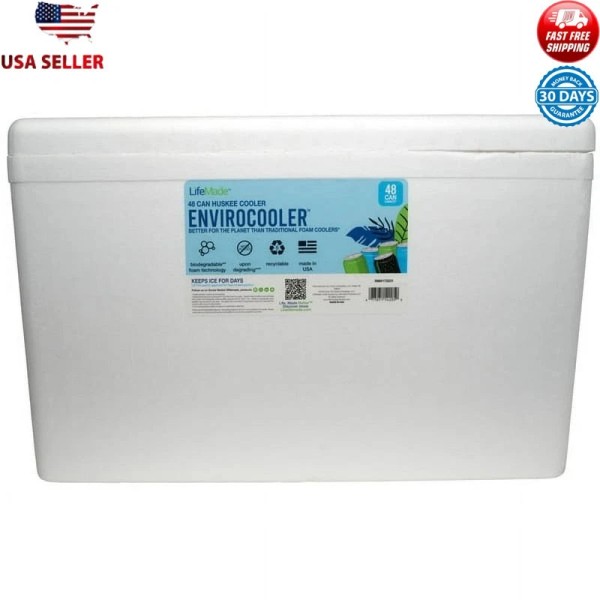 Unbranded Huskee 48 Can Envirocooler Portable 45 Qt Beverages Cooler