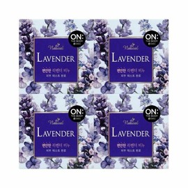 On the Body The Natural Comforting Lavender Soap 4-pack (WB77C19) / 온더바디 더내추럴 편안한 라벤더비누 4입 (WB77C19)