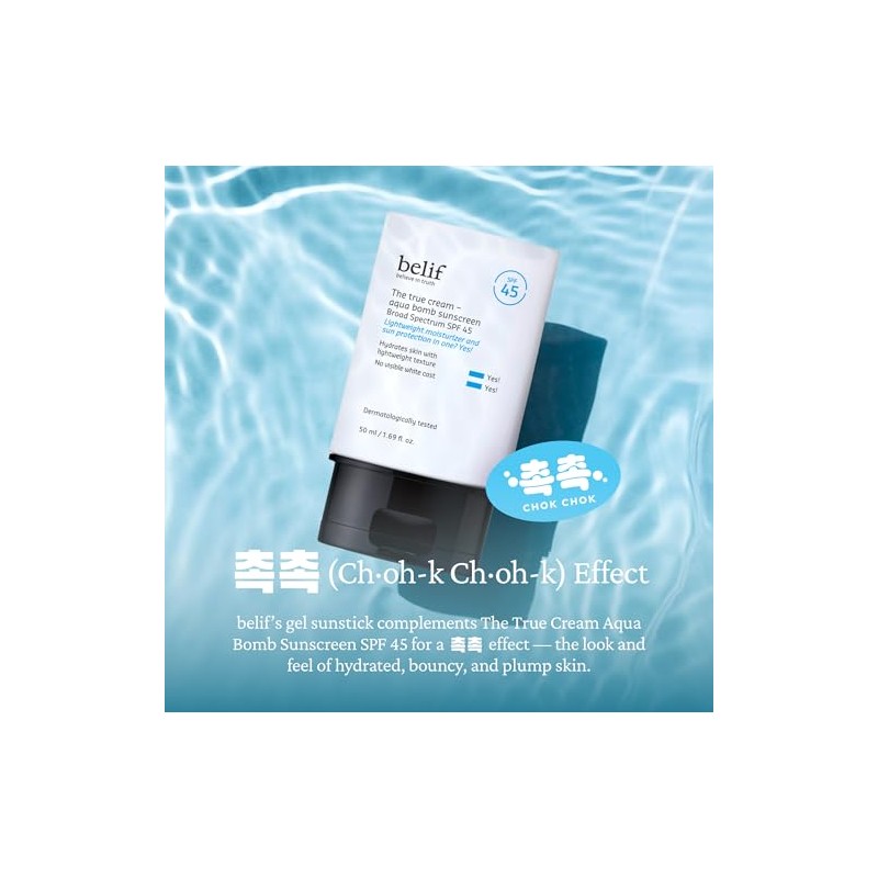 belif Aqua Bomb Protector solar de amplio espectro SPF 50