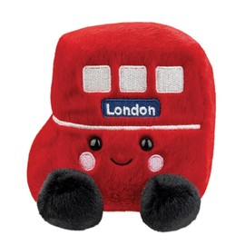 Aurora, 61567, Palm Pals Bertie Red Bus, 5I, Soft Toy, Red and Black