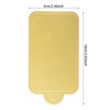 Rthjsfj 100pcs Mini Cake Boards, Gold Cake Base Paper Cupcake