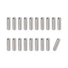 sourcing map Dowel Pins 304 Stainless Steel Round Head Flat