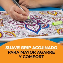 BIC Marcador Permanente Punto Fino Marca Diferentes Superficies Marking Surtido de Colores 6 Piezas + 1 Gratis