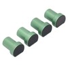 4Pcs 20mm Woodworking Bench Dogs Aluminum Alloy 2 Flat Sides
