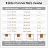 Aufondof Boho Table Runner Farmhouse Table Runner,13" x 90" Long