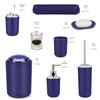 IMAVO Bathroom Accessories Set,Navy Blue Bathroom Set,9 Pieces Bathroom Accessory